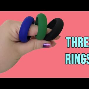 Sex Toy Review - Silicone Cock Ring Trio by Je Joue - C Rings in Three Different Stretch Levels