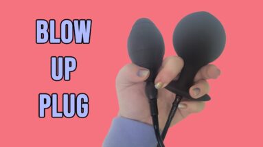 Sex Toy Review - Weighted Silicone Inflatable Plug, Large Anal Blow Up Adult Toy