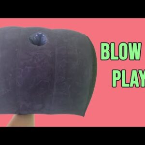 Blow Up Sex Toy - Half Moon Pillow Adult Toy Mount for Sex - Inflatable Support Pillow