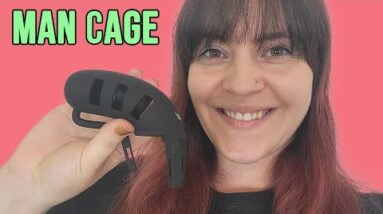 Sex Toy Review - Mancage Model 19 - 4.5 Inches Silicone Cock Cage & Ballsplitter BDSM Product